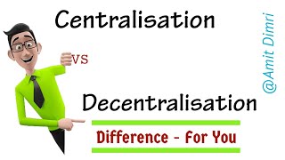 Difference between Centralisation and Decentralisation ignou soldu mcom mba [upl. by Pieter]