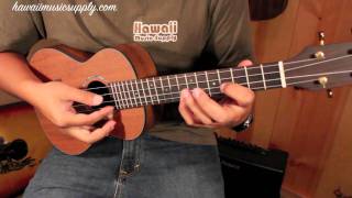 Ukulele Tutorial  quotWhile My Guitar Gently Weepsquot  Jake Shimabukuro versionPart 1 [upl. by Dowd]