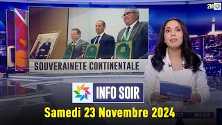 Info Soir  Samedi 23 Novembre 2024 [upl. by Jacobina]