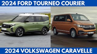 2024 Ford Tourneo Courier Vs 2024 Volkswagen Caravelle it still offers plenty of Comparison [upl. by Elka]