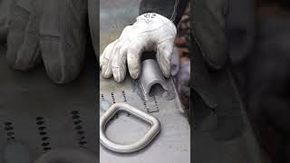 Welding New DRings to the Drop Deck Trailer maker tools diy welding weld [upl. by Anisor13]