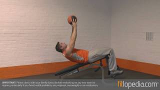 Decline Sit Up on Bench with Medicine Ball [upl. by Asilef996]