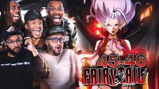 MIRAJANES SATAN SOUL Fairy Tail Ep 45 amp 46 REACTION [upl. by Georgy]