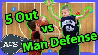 BEST 5 Out Basketball Plays vs Man to Man Defense [upl. by Haneeja]