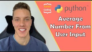 Output Average From UserInputted Numbers  Python [upl. by Adekan]