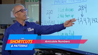 TIPS SHORTCUTS amp PATTERNS  Amicable Numbers with Mike [upl. by Iggy]