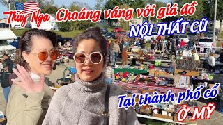 Thúy Nga choáng váng với giá đồ nội thất Cũ tại thành phố cổ ở Mỹ￼ [upl. by Ahsenar]