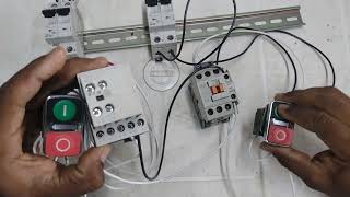 ENCLAVAMIENTO ELÉCTRICO CON DOS CONTACTORES [upl. by Bohs]