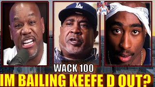 WACK 100 SAYS HE IS BAILING KEEFE D OUT TO CREATE A SHOW ABOUT TUPAC TRIAL ON CLUBHOUSE 👀👀👀❓❓🤔 [upl. by Lletram591]