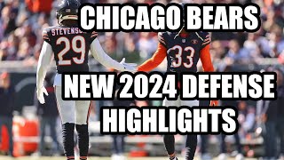 2024 Chicago Bears New Defense  Player Highlights  nfl chicagobears bears football [upl. by Ephrayim320]