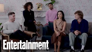 The Cast And Creator Of Waves Talk Instinctual Chemistry On Set  Entertainment Weekly [upl. by Akitan89]