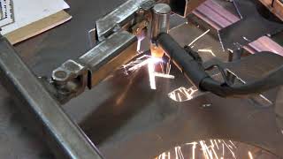 Pantografo taglio plasma fai da teHomemade plasma cutting pantograph [upl. by Ajiram652]