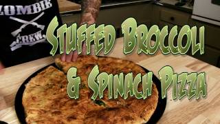 Pizza Stuffed Broccoli amp Spinach  The Vegan Zombie [upl. by Arihs400]