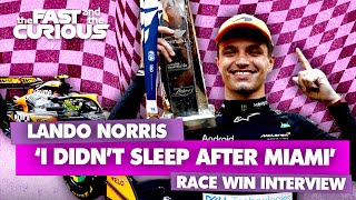 Lando Norris Ive trained my whole life for my first F1 win  Miami GP Interview [upl. by Atarman]