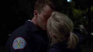 Chicago Fire 9x16 Kiss Scene Matt and Sylvie [upl. by Garris]