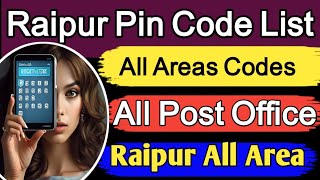 Raipur pin code list all areas [upl. by Eninnaj]