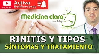 Rinitis inflamación de la nariz goteo nasal moqueo Tratamiento  Medicina Clara [upl. by Beverlie]