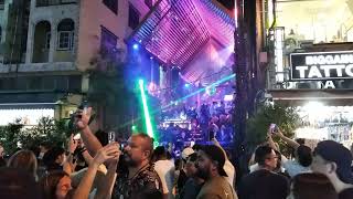 Khaosan road bangkok nightlife so many bars clubs and restaurants are here [upl. by Levania632]