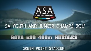 Steenkamp new SA Junior 400m Hurdles champion [upl. by Stevana]