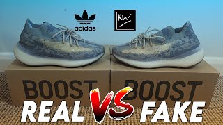 REAL VS FAKE Adidas YEEZY 380 MIST I Kickwho VS Adidas [upl. by Ammann]