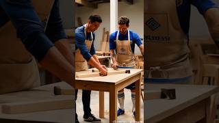 Cristiano Ronaldo amp Messi Mastering Carpentry Together [upl. by Ambrogio]