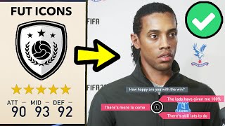 ICONS IN FIFA CAREER MODE 🔥  This Is So Cool [upl. by Denver]