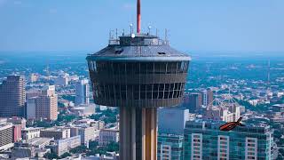 Hemisfair Tower in San Antonio 4K 2024 [upl. by Hsetih]