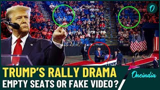 Did Trump Speak in front of Empty Chairs In WilkesBarre Kamala Exposes Reality of MAGA Rally [upl. by True]