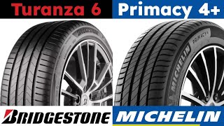 Bridgestone Turanza 6 vs Michelin Primacy 4 [upl. by Alethea]