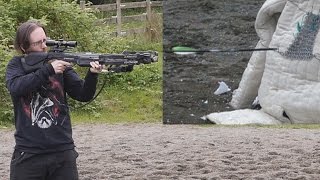 Old vs New  Bows and Crossbows tested on Butted and Riveted Mail Armor quotChainmailquot [upl. by Aira]