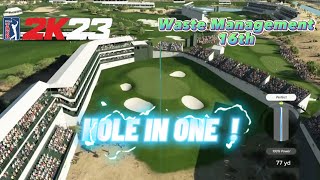 PGA Tour 2K23 Hole in one AGAIN on the 16th [upl. by Hendrick]