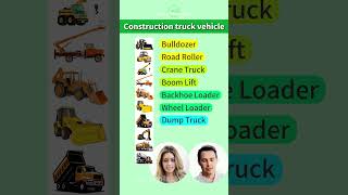 Learn English Construction Vocabulary Vehicles Names amp Words for Kids [upl. by Obelia483]