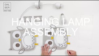 Hanging lamp ASSEMBLY MDF [upl. by Bora]