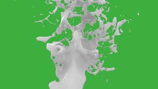 milk splash  green screen video  TOP VIDEO 2023 [upl. by Leitnahs837]