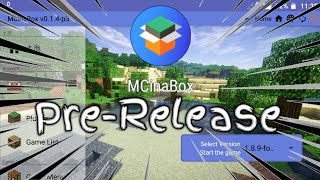 MCinabox 014 PreRelease P3 Apk  KeyboardReview  Minecraft Java Launcher For Android [upl. by Shama795]