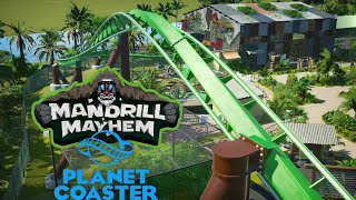 Mandrill Mayhem  OffRide POVs  Chessington World Of Adventures Planet Coaster [upl. by Dajma176]