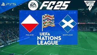 FC 25 Poland vs Scotland  Nations League 2024  PS5 [upl. by Alyad]