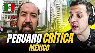 ARGENTINO REACCIONA a LA CRITICA de Un Peruano a SANTA FE el distrito MAS MODERNO de México 🇲🇽 [upl. by Rosana]