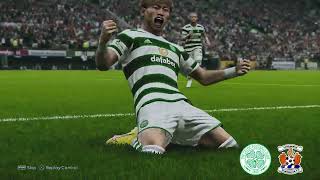 Celtic v Kilmarnock  Scottish Premiership 202324  PES 21 [upl. by Kcirdehs]