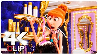 Lucy Hairdressing Valentina Scene  DESPICABLE ME 4 NEW 2024 Movie CLIP 4K [upl. by Alston]