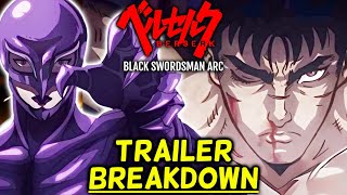 Berserk The Black Swordsman 2025 Trailer Breakdown  Guts Rage Unleashed [upl. by Mars868]