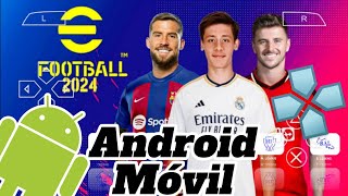 Descargar Pes 2024 para AndroidMóvil PPSSPP MOD EFOOTBALL 2024 [upl. by Nirrad118]