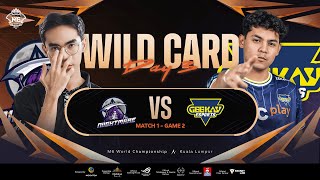 FIL M6 Wild Card Stage Day 3 NM vs GK Game 2 [upl. by Arabella]