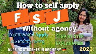 how to apply FSJ without agencyno cash no cheathow to change from fsj to ausbildungstudents🇩🇪 [upl. by Sparrow]