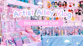 Artist Alley Vlog 32 Incredible Con 2023 [upl. by Tiffa126]