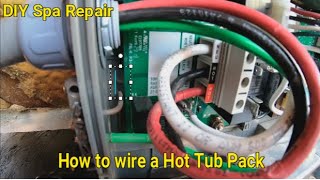 How to wire a Hot Tub Part 3 of 4 DIY Spa wiring made easy Arizona Hot Tub Factory [upl. by Ahselat638]