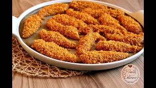 Knusprige Chicken Fingers selbstgemacht  leckeres Familienrezept  mit Pampered Chef [upl. by Erroll]