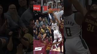 Jarrett Allen Game Saving Block On Damian Lillard basketball trending shorts [upl. by Woodcock445]