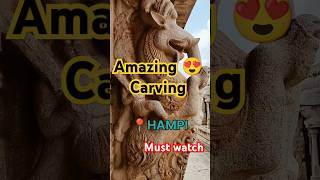 Vithal  Temple  hampi tourist places  carving  Hampi  karnataka  musical pillor viralvideo [upl. by Blackman]