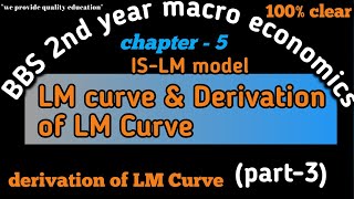 IS LM Model  Concept of LM Curve amp derivation of LM curve  LM curve with figure  Macroeconomic [upl. by Moulden943]